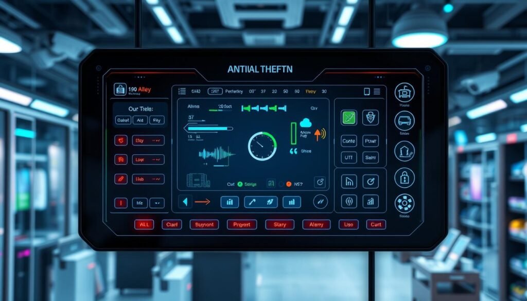 Software de control del sistema antihurto