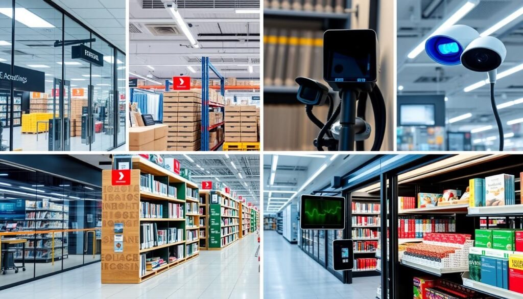 Sistemas de seguridad en diferentes sectores comerciales