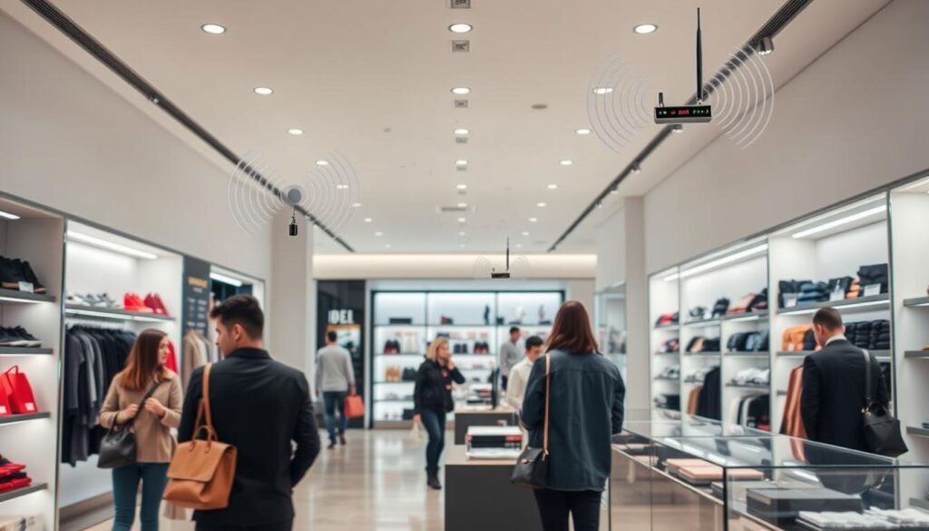 Tecnología acustomagnética en tiendas