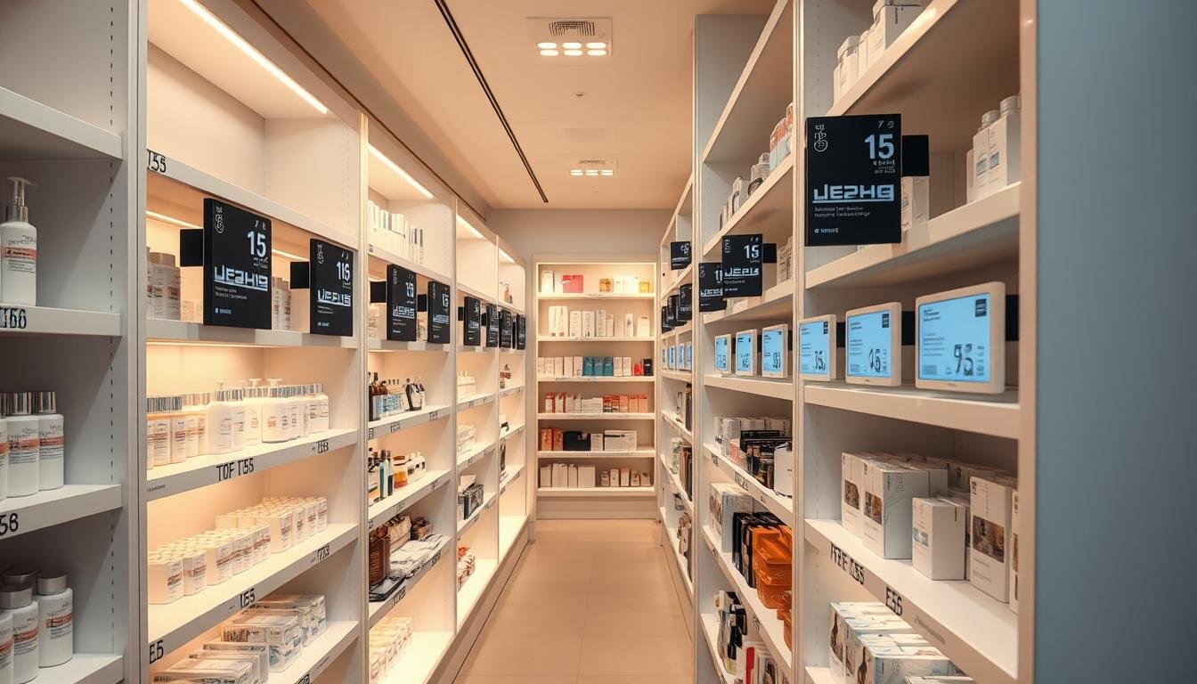 5 beneficios de las etiquetas reutilizables para farmacias con alto stock de cosméticos