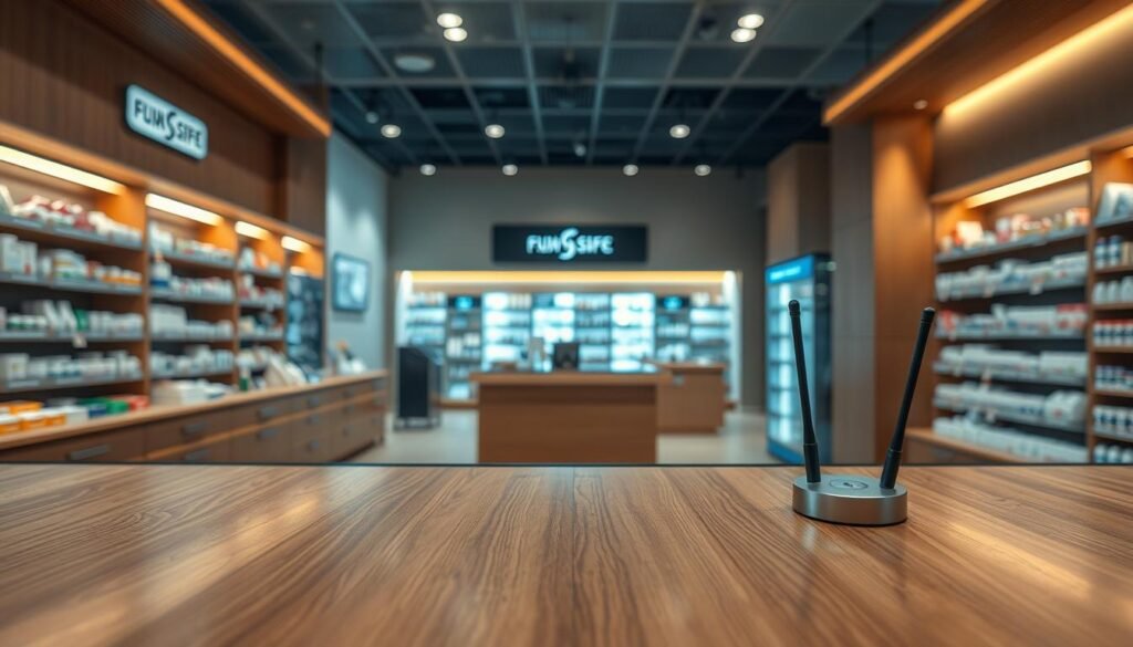 antenas seguridad farmacia