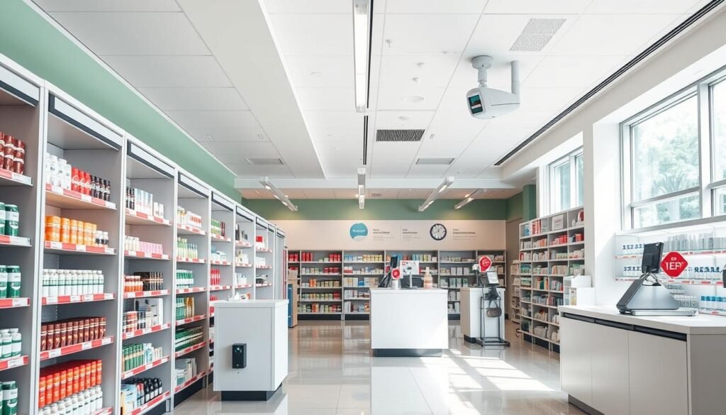 arquitectura seguridad farmacia