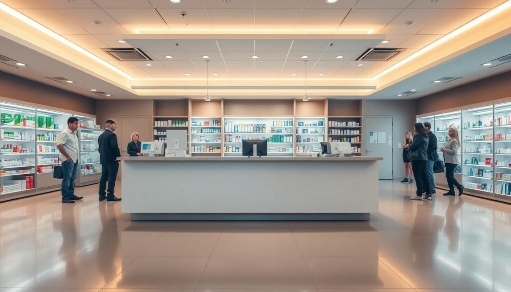 tamaño y afluencia farmacia